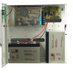 Netzteil 24V – 4A mit Box und Platz für 2 Backup-Batterien