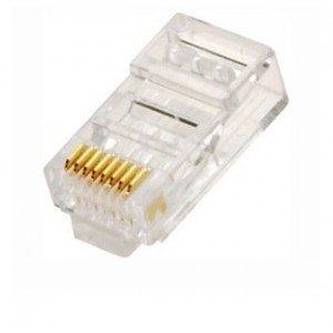 RJ45 Cat6E-Anschluss für Netzwerkkabel