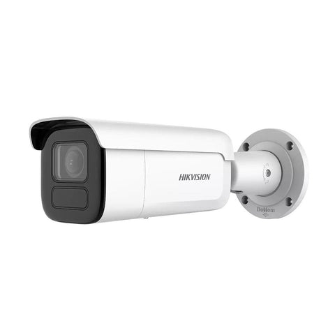Bullet IP-Kamera 8 MP Varifokal motorisiert 2,8–12 mm Acusense IP67 IK10 WDR130 Korrosionsschutz IR60 I/O Alarm Audio Hikvision