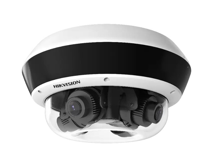 360º Panorama-IP-Kamera 2,8-12 mm 4 Richtungen Multisensor IP67 IK10 IR30 Audioalarm Gesichtserkennung HikvisionT