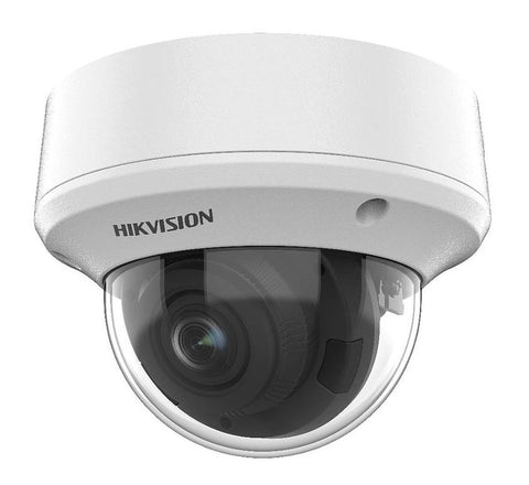 Kuppel 4in1 5MP Varifokal motorisiert 2,7-13,5mm IR40m IP67 IK10 Hikvision