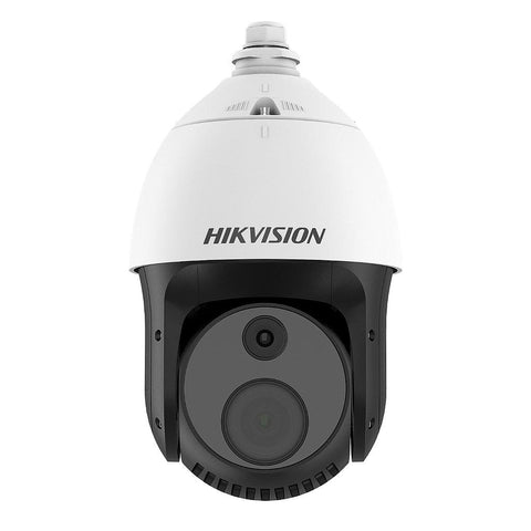 PTZ IP Dome Bispectrum thermisch 7 mm und optisch 4,8–153 mm 4 MP IR100 I/O Audio Alarm MIC Feueralarmtemperatur -20–150 °C
