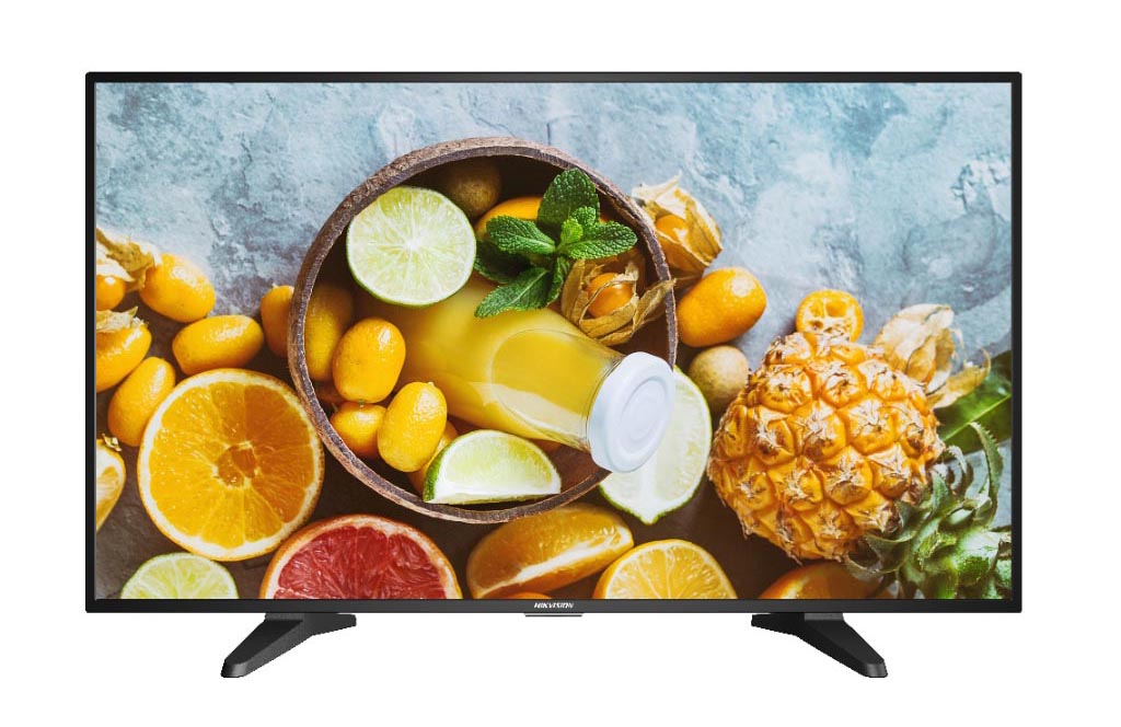 Hikvision 43-Zoll-Monitor 1080P, HDMI/VGA, VESA, Basishalterung im Lieferumfang enthalten, eingebauter Lautsprecher, 7 x 24 Stunden