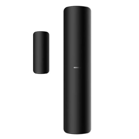 Schlanker kabelloser Innenöffnungsmelder mit Magnetkontakt. 43 mm Schwarz
