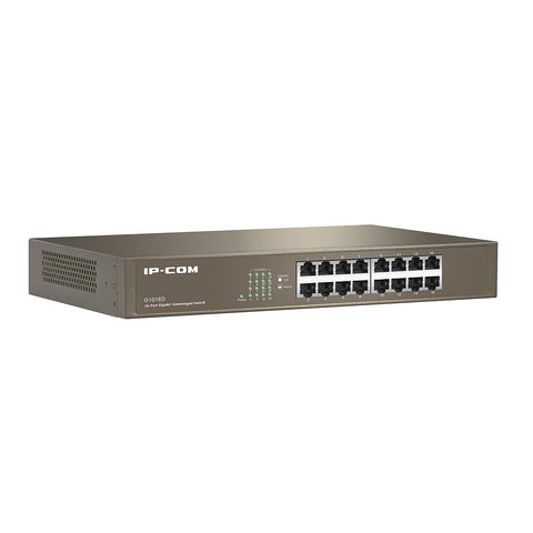 Switch 16 Ports Gigabit L2 unmanaged rackmontierbar 13" IP-COM