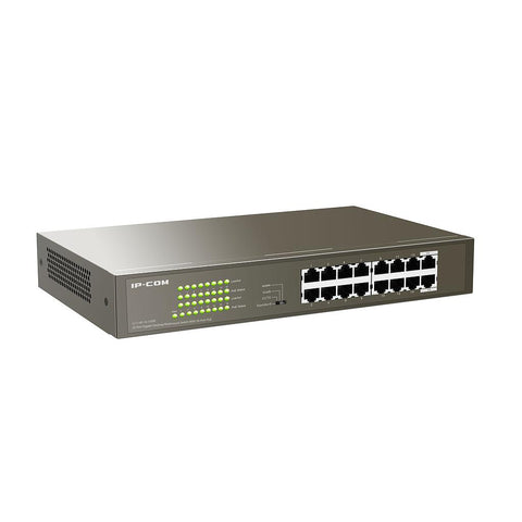 Switch 16 Ports Gigabit unmanaged 16 Ports PoE Rackmount IP-COM