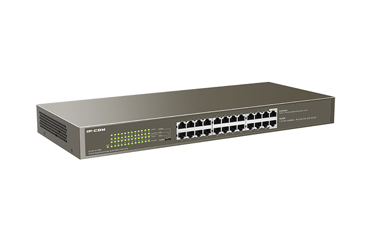 24 Ports PoE Gigabit Unmanaged Switch Rackmount IP-COM