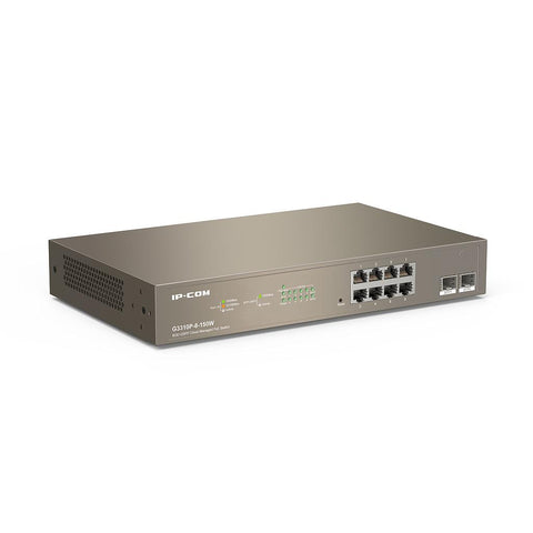 8GE+2SFP Cloud Managed PoE Switch Gigabit IP-COM