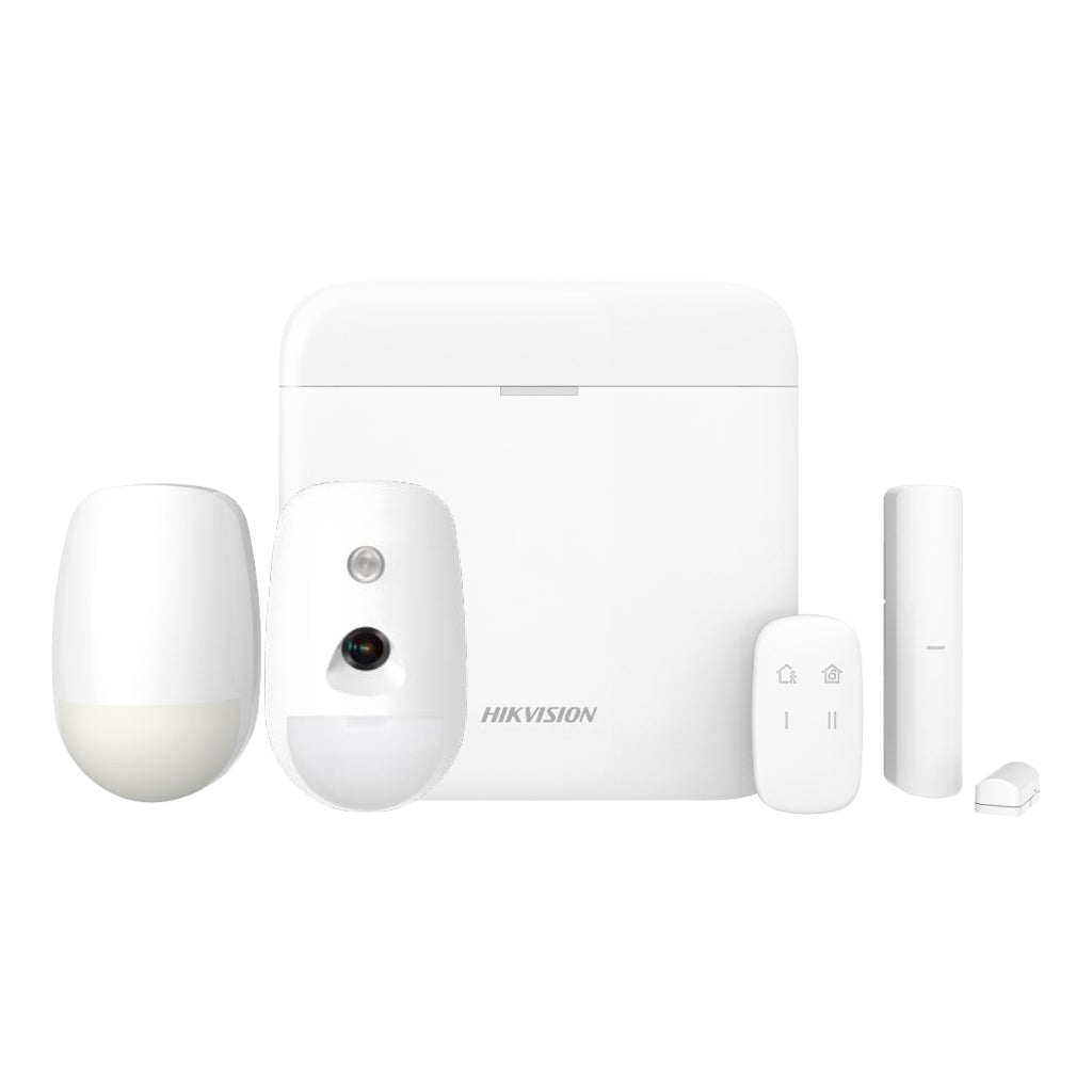 AXPRO Kit Promo 868 MHz HIkvision 64 Zonen Panel + PIRCAM + PIR + Schlüsselanhänger + Kontakt