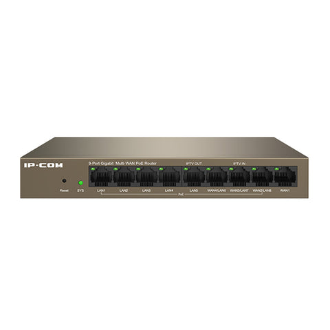 Router Access Point 9 Gigabit RJ45-Ports (8 PoE), verwaltet in der Cloud