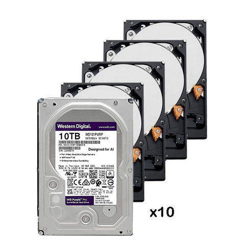 10 Stück 10 TB Festplatte (10240 GB) Western Digital