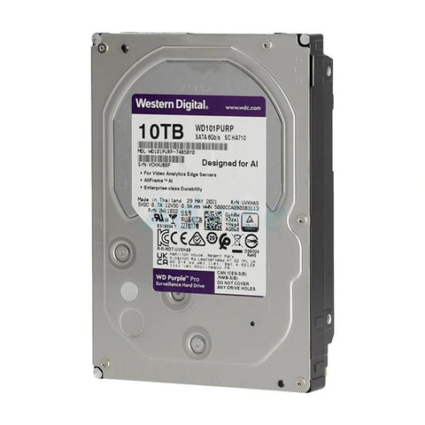 10 TB Festplatte (10240 GB) Western Digital Purple.