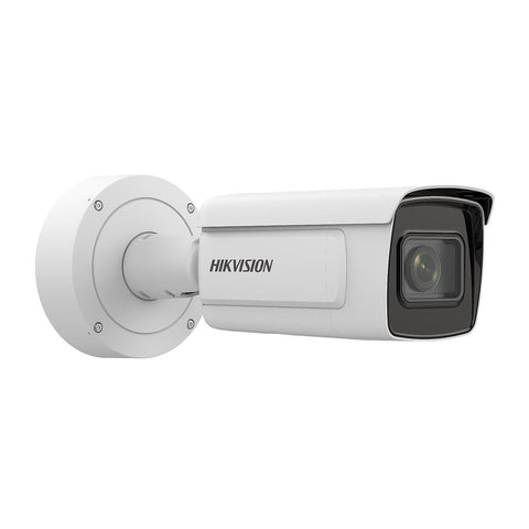 IP-Bullet-Kamera 2 MP Varifokal 2,8–12 mm P-Iris ANPR Nummernschilder IR50 WDR140 IP67 IK10 5 Streams DarkFighter Hikvision Alarm