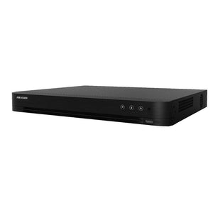 DVR-Recorder 5in1 32CH + 8IP 4MP 1080 1U Acusense 2HDD 10TB Analytics Video Intrusion Audio über Koaxial-E/A Audio Hikvision